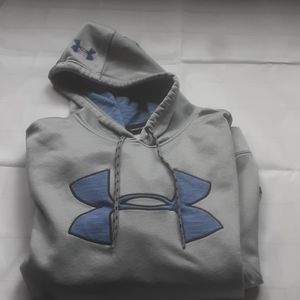 Mens UnderArmour grey hoodie M